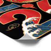 Year Of The Horse 2026 Chinese New Year For Men Wo Poster (Hoek)