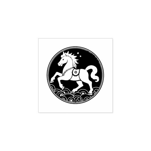 Year of the Horse 2026 Chinese New Year  Rubberstempel (Afrduk)