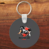 Year Of The Horse 2026 Chinese New Year Sleutelhanger (Voorkant)