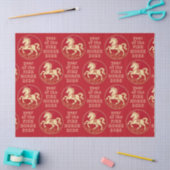Year of the Horse 2026 Chinese New Year  Tissuepapier (Craft)