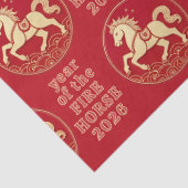 Year of the Horse 2026 Chinese New Year  Tissuepapier (Detail)