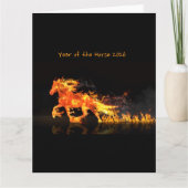 Year of the Horse 2026 (Fire Horse) Kaart (Voorkant)