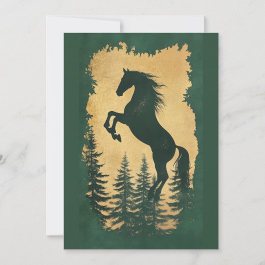 Year of the Horse 2026 Invitation Kaart (Voorkant)