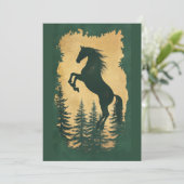 Year of the Horse 2026 Invitation Kaart (Staand voorkant)