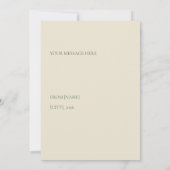 Year of the Horse 2026 Invitation Kaart (Achterkant)