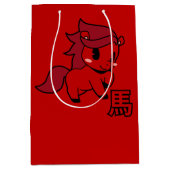 Year of the Horse 2026 Medium Cadeauzakje (Voorkant)