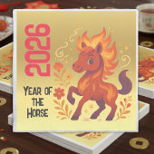 Year of the Horse 2026 serviette Chinese New Year Servet