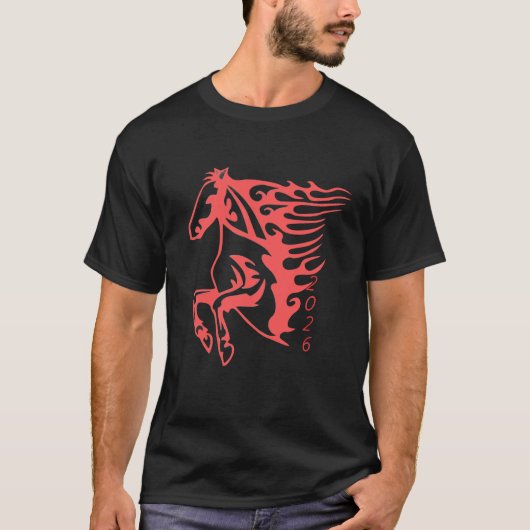 Year of the Horse 2026 T-shirt (Voorkant)