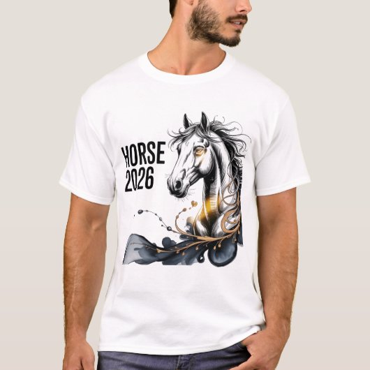 Year of the Horse 2026 T-shirt (Voorkant)