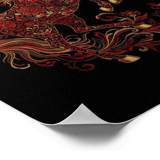 Year Of The Horse 2026 Zodiac Women's Chinese New Poster (Hoek)