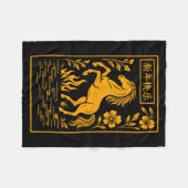 Year Of The Horse - Chinese 2026  Fleece Deken (Voorkant (Horizontaal))
