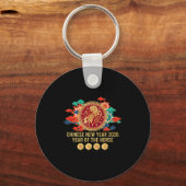 Year Of The Horse - Chinese New Year 2026 Horse Pr Sleutelhanger (Voorkant)