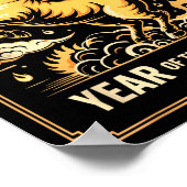 Year Of The Horse – Chinese Zodiac New Year 2026  Poster (Hoek)