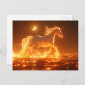 Year of the Horse(Fire) Feestdagenkaart (Voorkant / Achterkant)