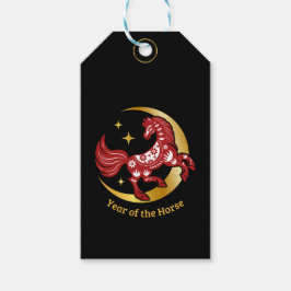 Year of the Horse Lunar  Cadeaulabel