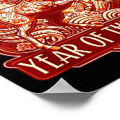 Year Of The Horse Lunar Chinese New Year Zodiac  Poster (Hoek)