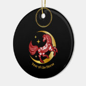 Year of the Horse Lunar Keramisch Ornament (Links)