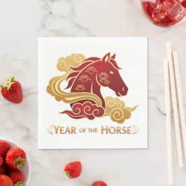 Year of the Horse New Years Eve Party Servet