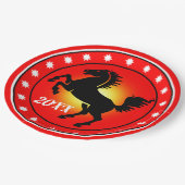 Year of the Horse Papieren Bordje (Gekanteld)