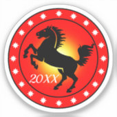 Year of the Horse Sticker (Voorkant)