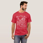 Year of The Horse Traits Chinese Zodiac Lunar T-shirt (Voorkant volledig)