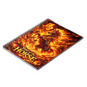Year of the Horse With Fire Notitieboek (Linkerzijde)