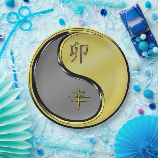 Year of the Metal Rabbit Papieren Bordje (Feest)