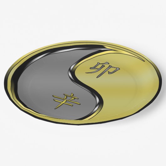 Year of the Metal Rabbit Papieren Bordje (Gekanteld)