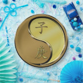 Year of the Metal Rat Papieren Bordje (Feest)