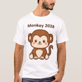 Year of the Monkey 2028 T-shirt (Voorkant)