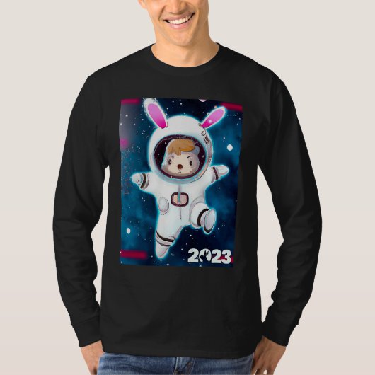 Year Of The Rabbit 2023 Chinese New Year 2023 Boy  T-shirt (Voorkant)