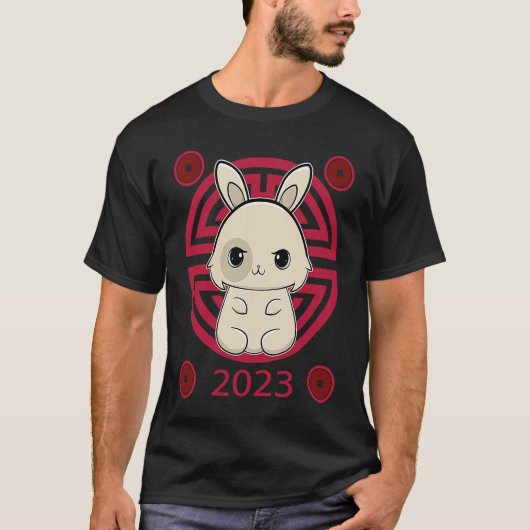 Year Of The Rabbit 2023 Chinese T-shirt (Voorkant)