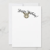 Year of the Rabbit Birthday Card (Achterkant)