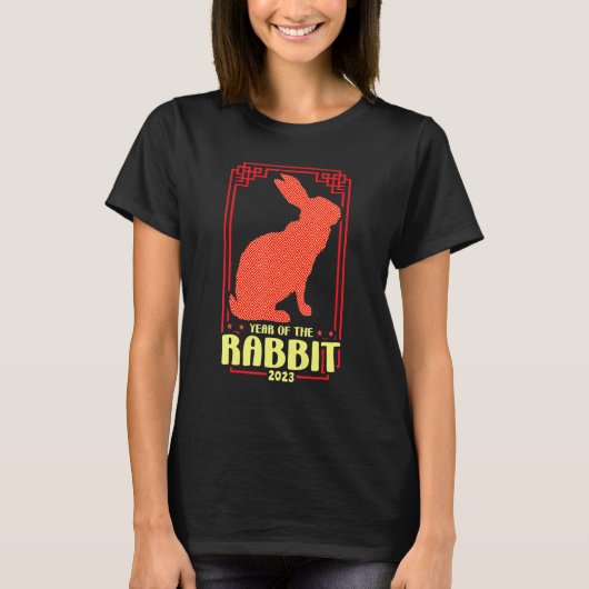 Year Of The Rabbit Chinese New Year 2023 12 T-shirt (Voorkant)