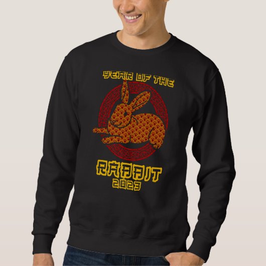 Year Of The Rabbit Chinese New Year 2023 Trui (Voorkant)