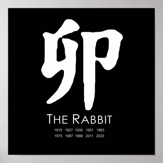 Year of the Rabbit Poster (Voorkant)
