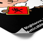 Year Of The Sheep Chinese Zodiac Lunar New Year  Poster (Hoek)