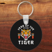 Year Of The Tiger 2022 - Lunar Happy Chinese New Y Sleutelhanger (Voorkant)