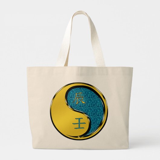 Year of the Water Dragon Grote Tote Bag (Achterkant)