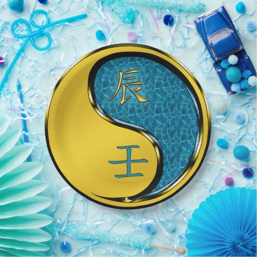 Year of the Water Dragon Papieren Bordje (Feest)
