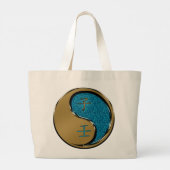 Year of the Water Rat Grote Tote Bag (Achterkant)