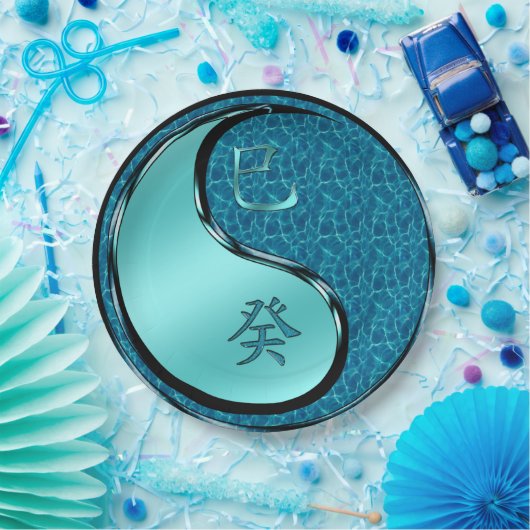 Year of the Water Snake Papieren Bordje (Feest)