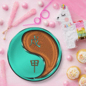 Year of the Wood Dog Papieren Bordje (Feest)