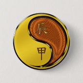 Year of the Wood Dragon Ronde Button 5,7 Cm (Voorkant)