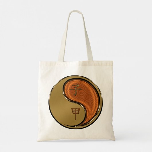 Year of the Wood Rat Tote Bag (Achterkant)