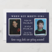 Yearbook Foto | Foto Opslaan Datum bekendmaking Save The Date (Voorkant)