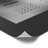 Yearly Calendar Beautiful Stallion Horse Poster (Hoek)