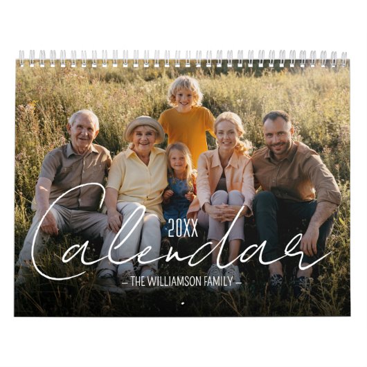 Yearly Family Photo Kalender (Hoes)