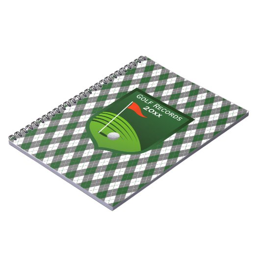 Yearly Golf Records notebook Notitieboek (Linkerzijde)