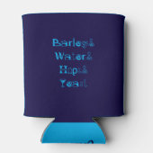 YEast Hops Funny Cool Beer Koelbox Hoesje Blikjeskoeler (Achterkant)